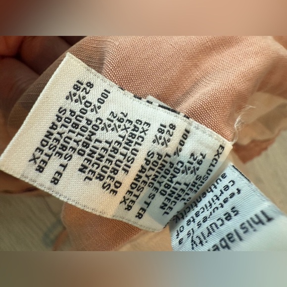 Diane Von Furstenberg Tencell And Linen Blend Sequined Jogger Pants Size 2 - Picture 4 of 5